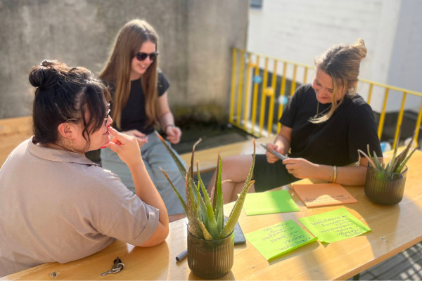 Netzwerken auf der Dachterrasse
